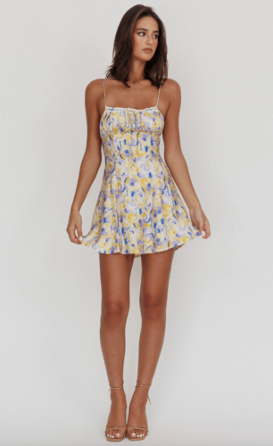 Mini floral dress from selfie leslie